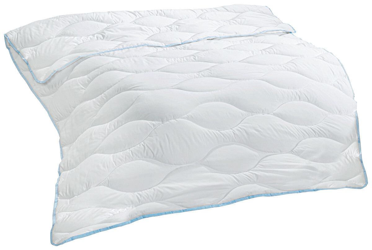 Wellness Steppbett Hygiene weiß 100% Polyester B/L: ca. 200x200 cm