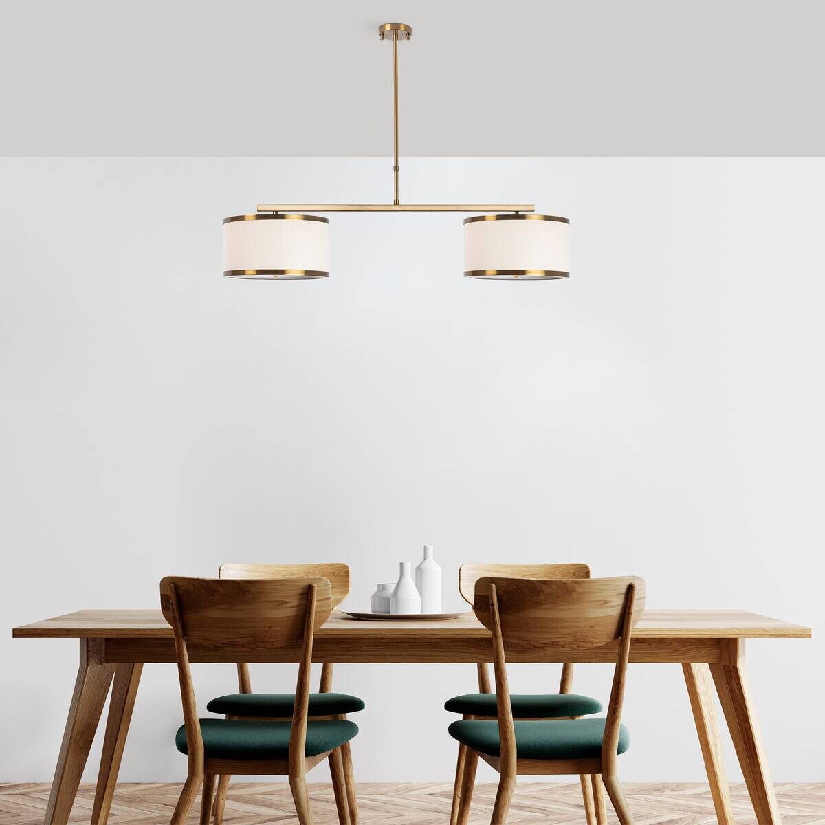 Opviq Pendelleuchte Way-11620 B/H/T/L: ca. 100x75x30x100 cm E27 2 Brennstellen