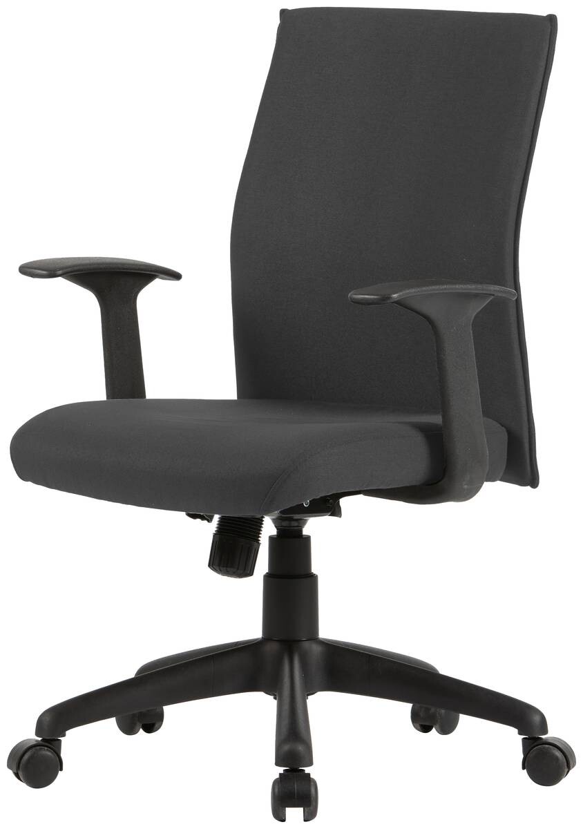 Chefsessel ROCKET schwarz schwarz Webstoff Kunststoff