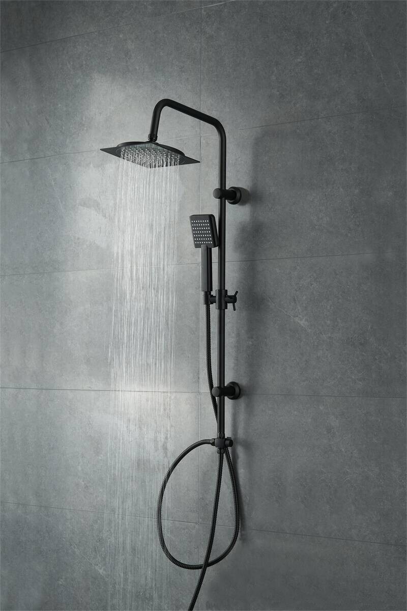 Sensation Duschsystem Wellness schwarz H: ca. 100 cm