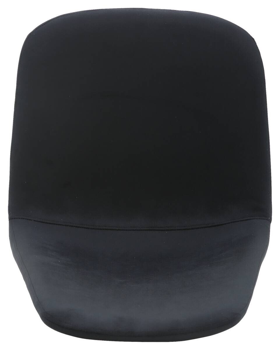 Stuhl Pia schwarz Samt B/H/T: ca. 52,5x86x45 cm