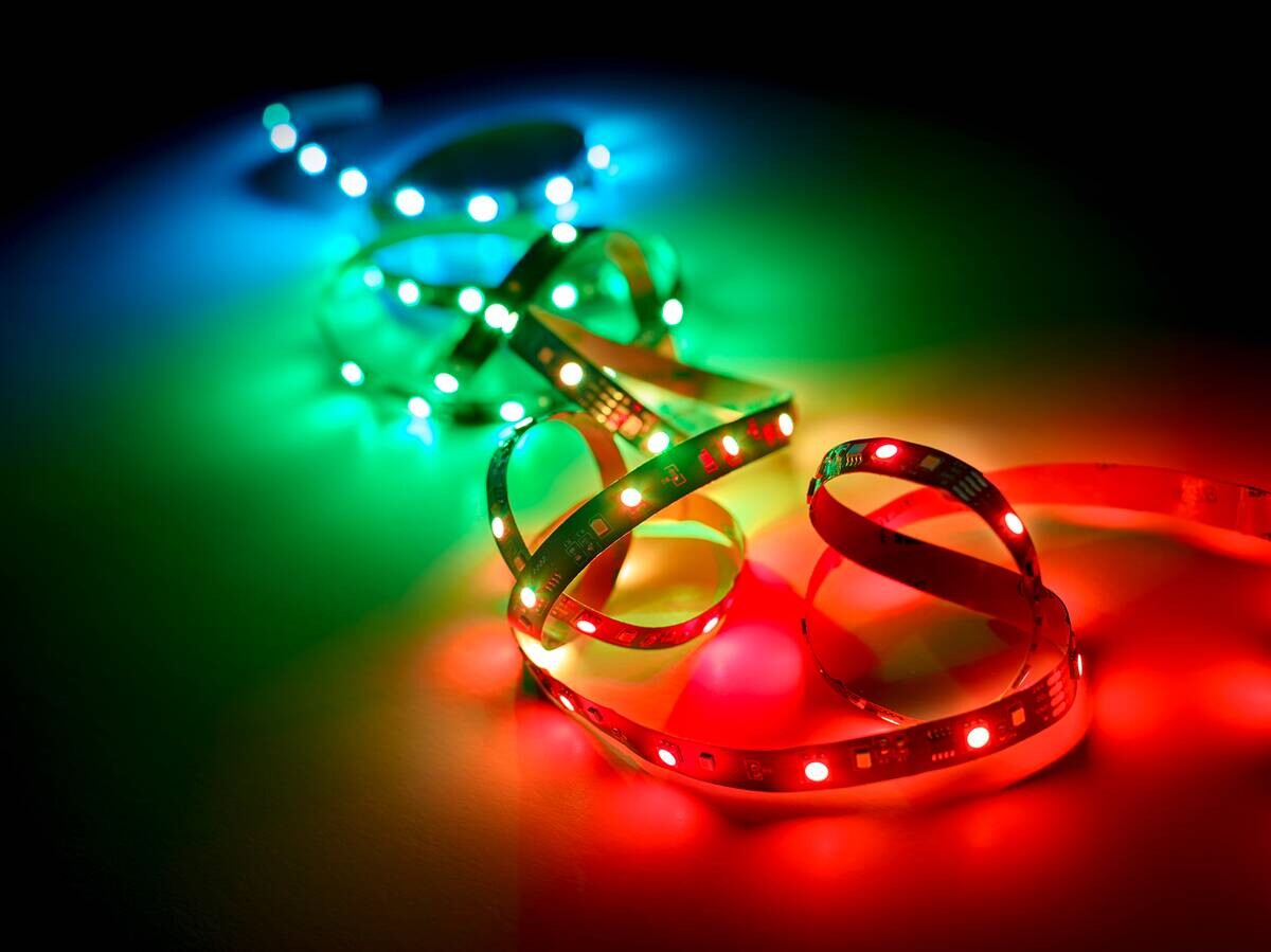 Lichtband Racer schwarz Kunststoff B/L: ca. 1x500 cm