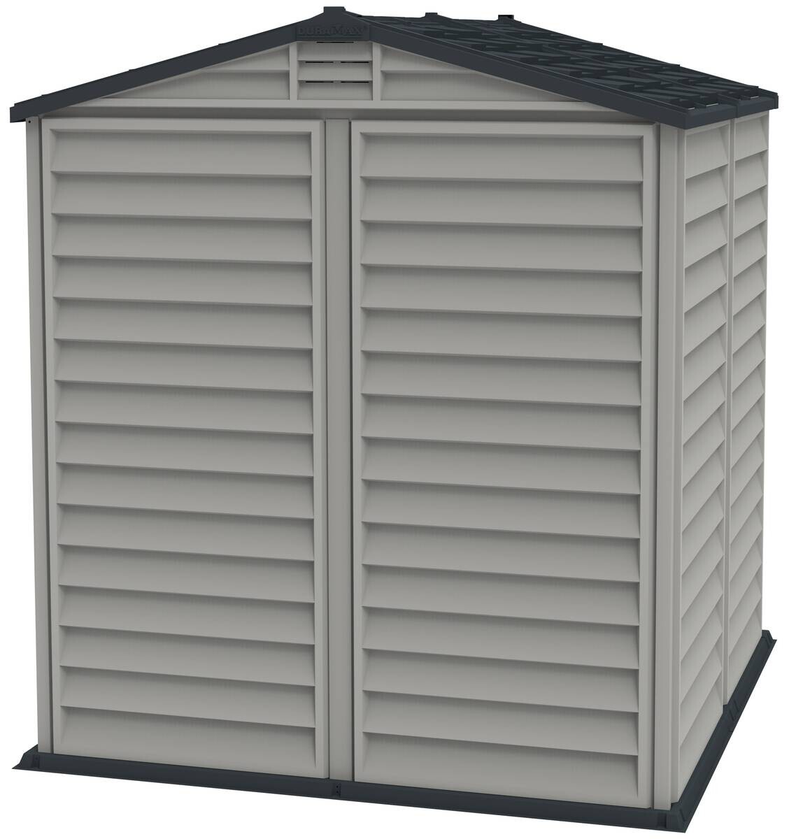 VCM Gerätehaus grau B/H/L: ca. 186x213x190 cm