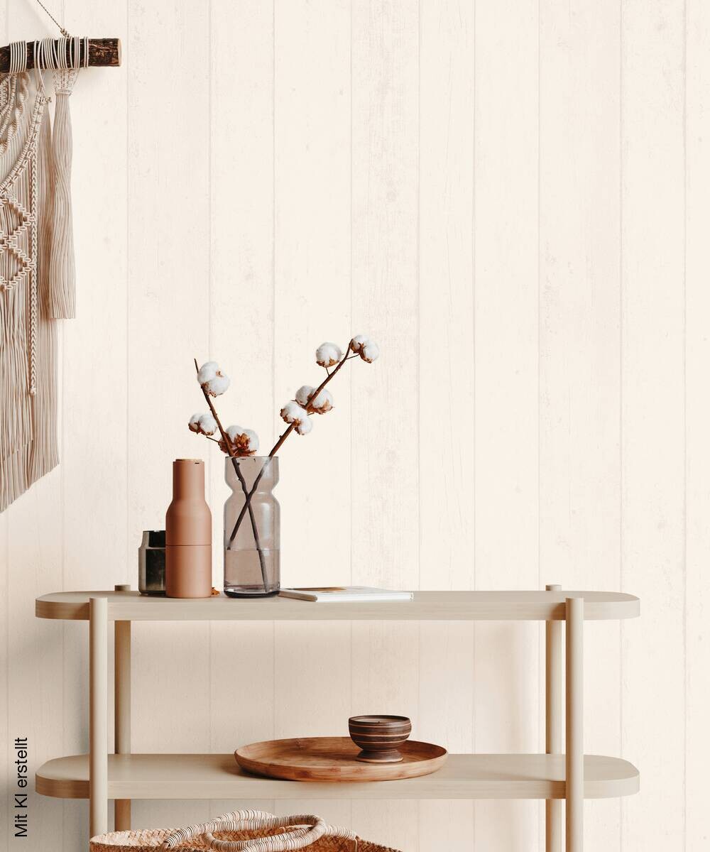 A.S.Creation Vliestapete Best of Woodn Stone 2nd Edition Holzoptik weiß B/L: ca. 53x1005 cm
