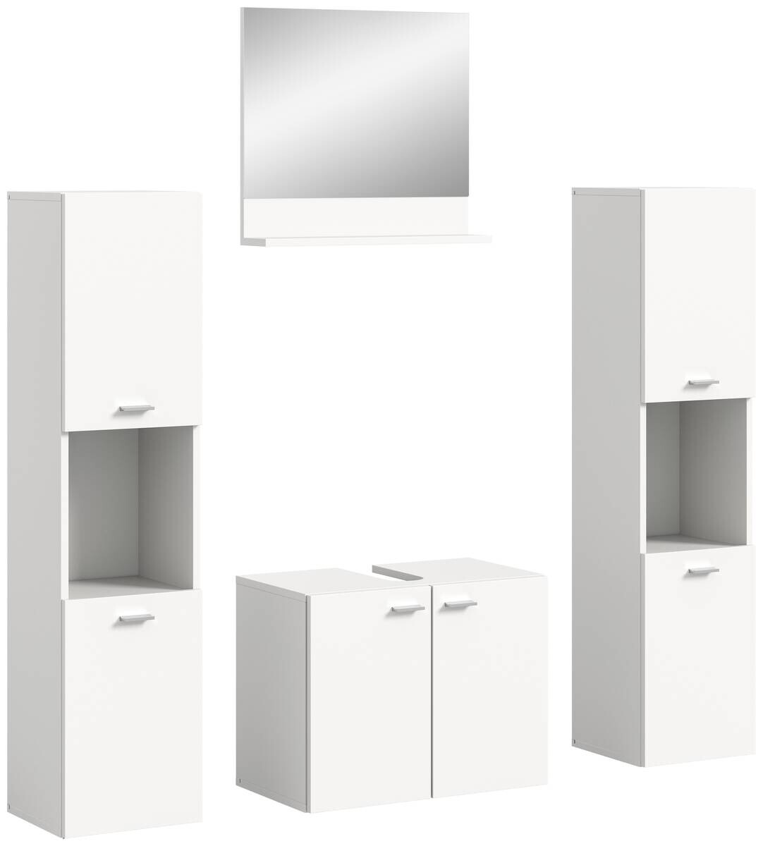 Badezimmer-Set BOSTON weiß B/H/T: ca. 137x186x33 cm