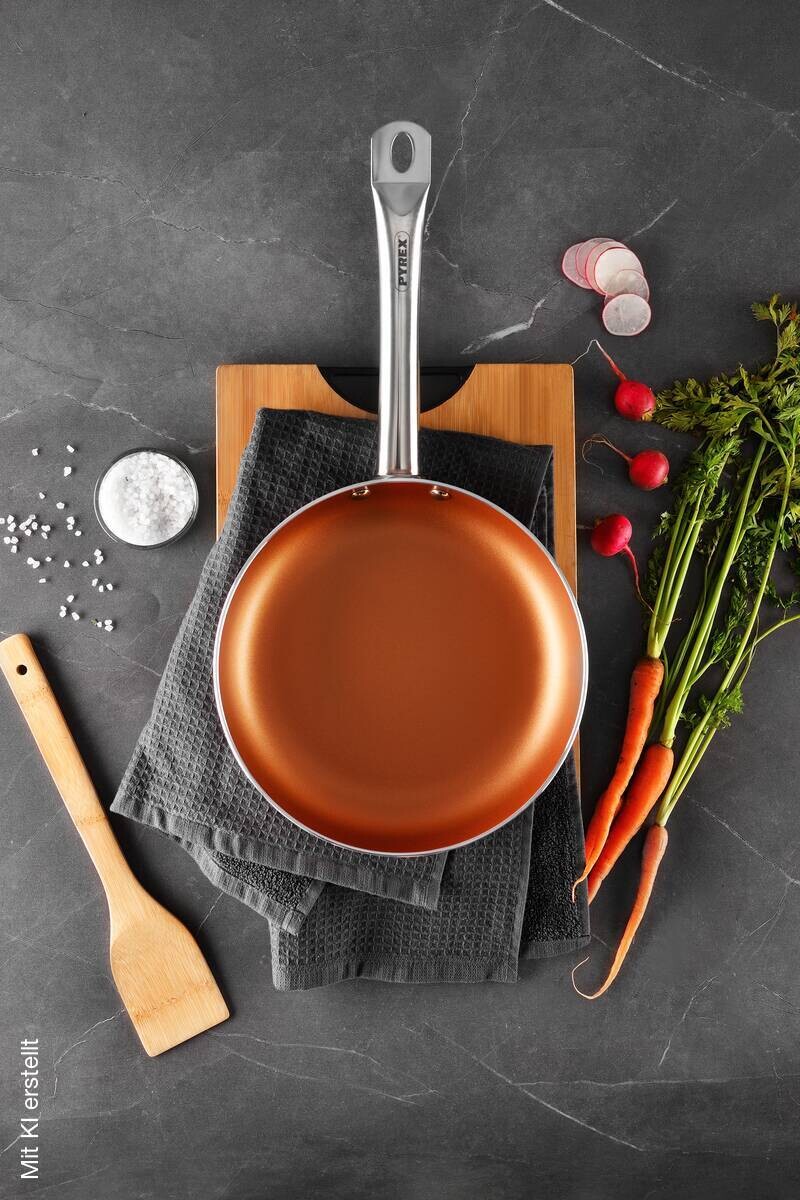 PYREX Pfannenset COPPER SPECIAL Kupfer Aluminium 3 tlg.