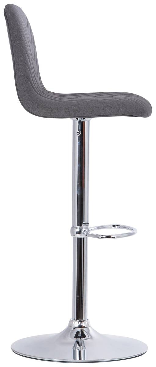 Barhocker CASINO 2er-Set anthrazit Webstoff B/H/T: ca. 41x88x52,5 cm
