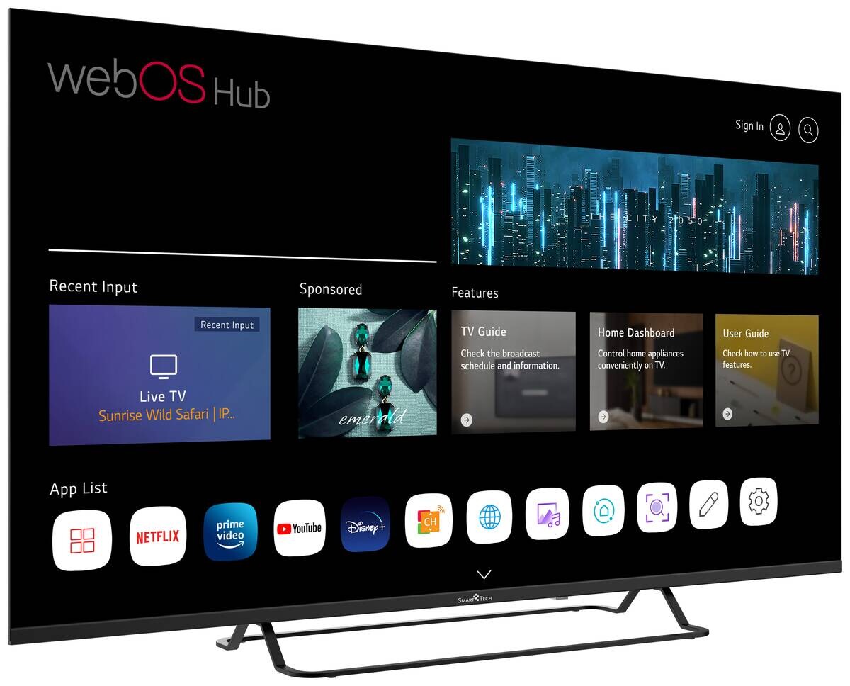 Smart-Tech LED-TV 50UW02V D: ca. 126 cm