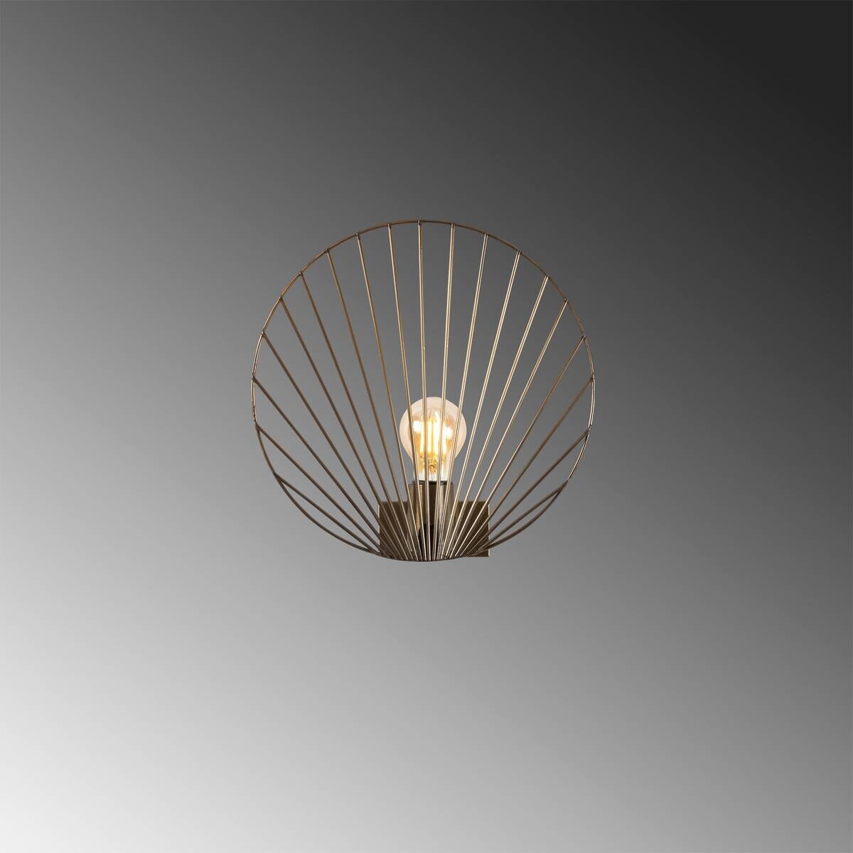 Opviq Wandleuchte Byisoo bronze Metall B/H/T/L/D: ca. 12x30x12x30x30 cm E27 1 Brennstellen
