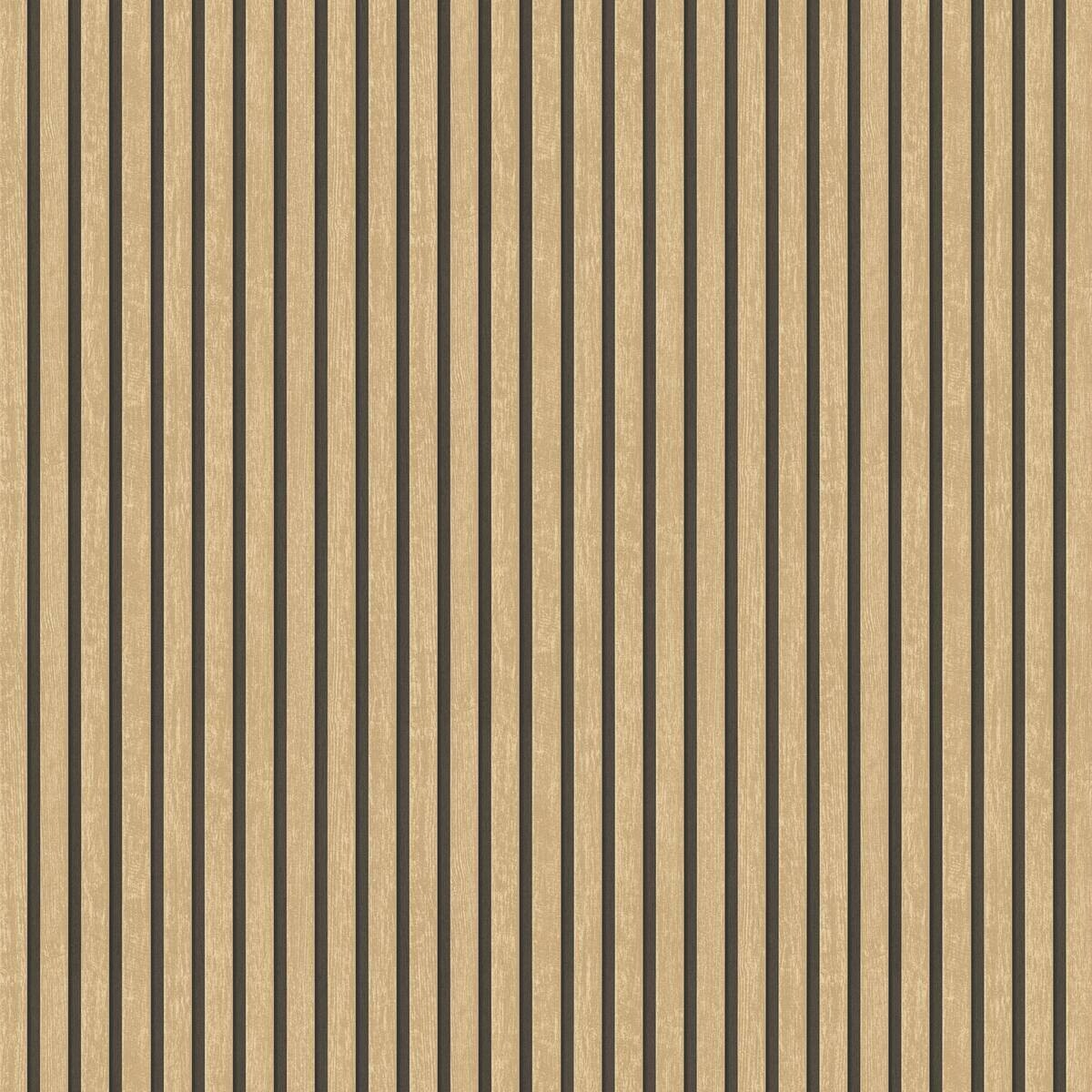 Vliestapete Akustikpaneel hellbraun B/L: ca. 53x1005 cm