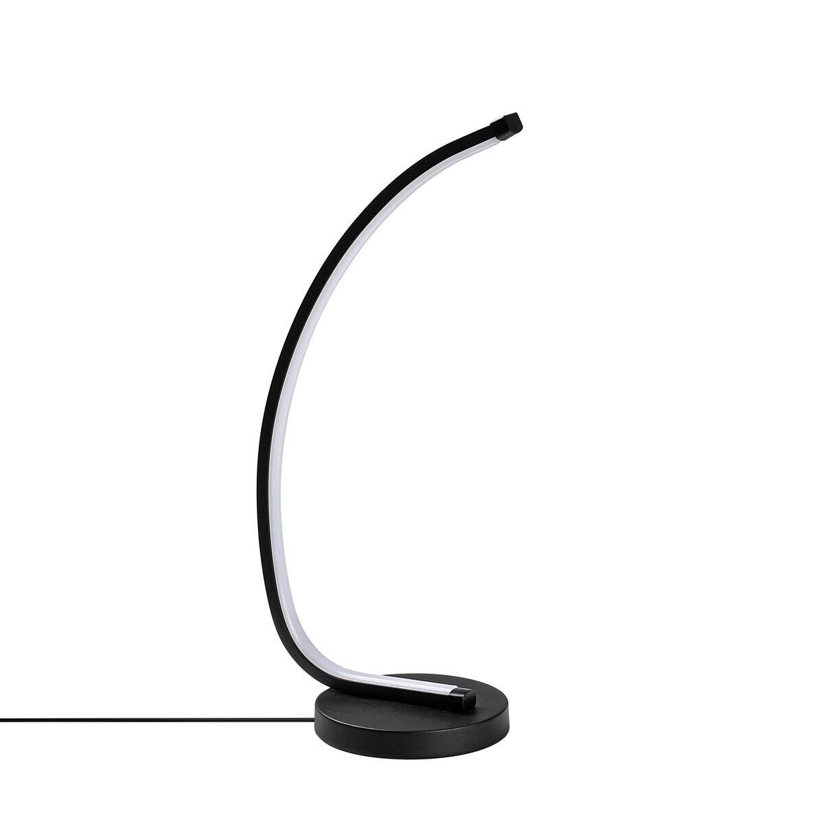 Opviq LED-Tischleuchte schwarz B/H/T: ca. 18x43x13 cm