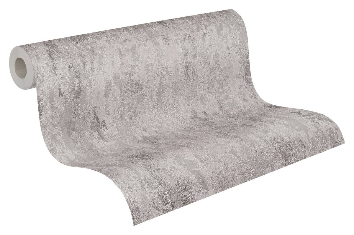 A.S.Creation Vliestapete Glänzend silber B/H/D: ca. 53x1005x9 cm