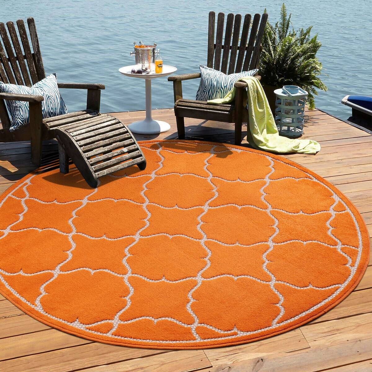 Sanat Outdoorteppich BERLIN orange D: ca. 200 cm