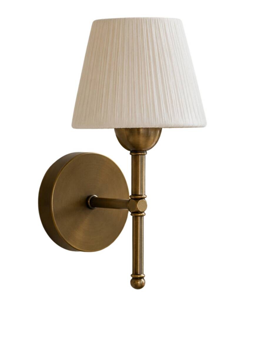 Wandleuchte creme Metall B/H/T/L: ca. 26x30x26x14 cm GU10 1 Brennstellen
