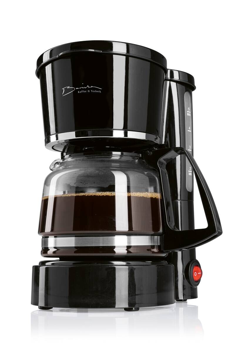 Barista Kaffeeautomat schwarz Kunststoff Glas B/H/L: ca. 20x23,5x15,5 cm