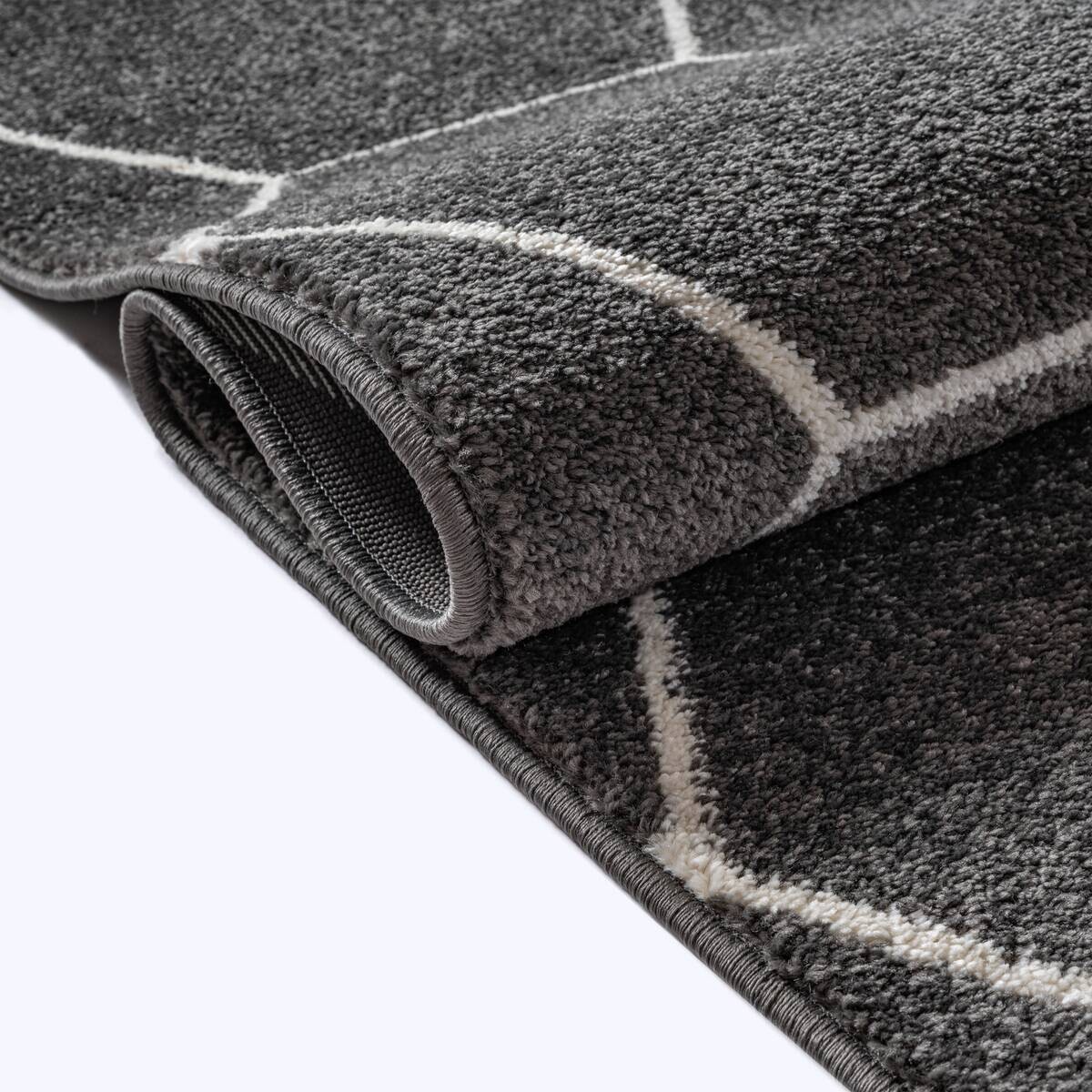 Sanat Teppich Trellis anthrazit B/L: ca. 140x200 cm