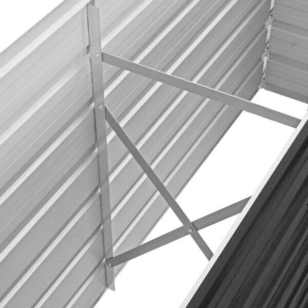 Hochbeet anthrazit Stahl B/H/L: ca. 40x77x160 cm