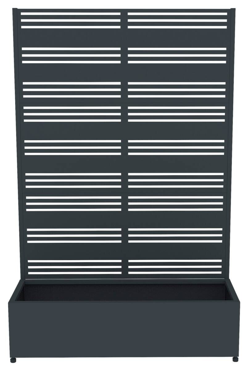 Westmann Pflanzkasten Dekora anthrazit Stahl B/H/L: ca. 120x180x40 cm