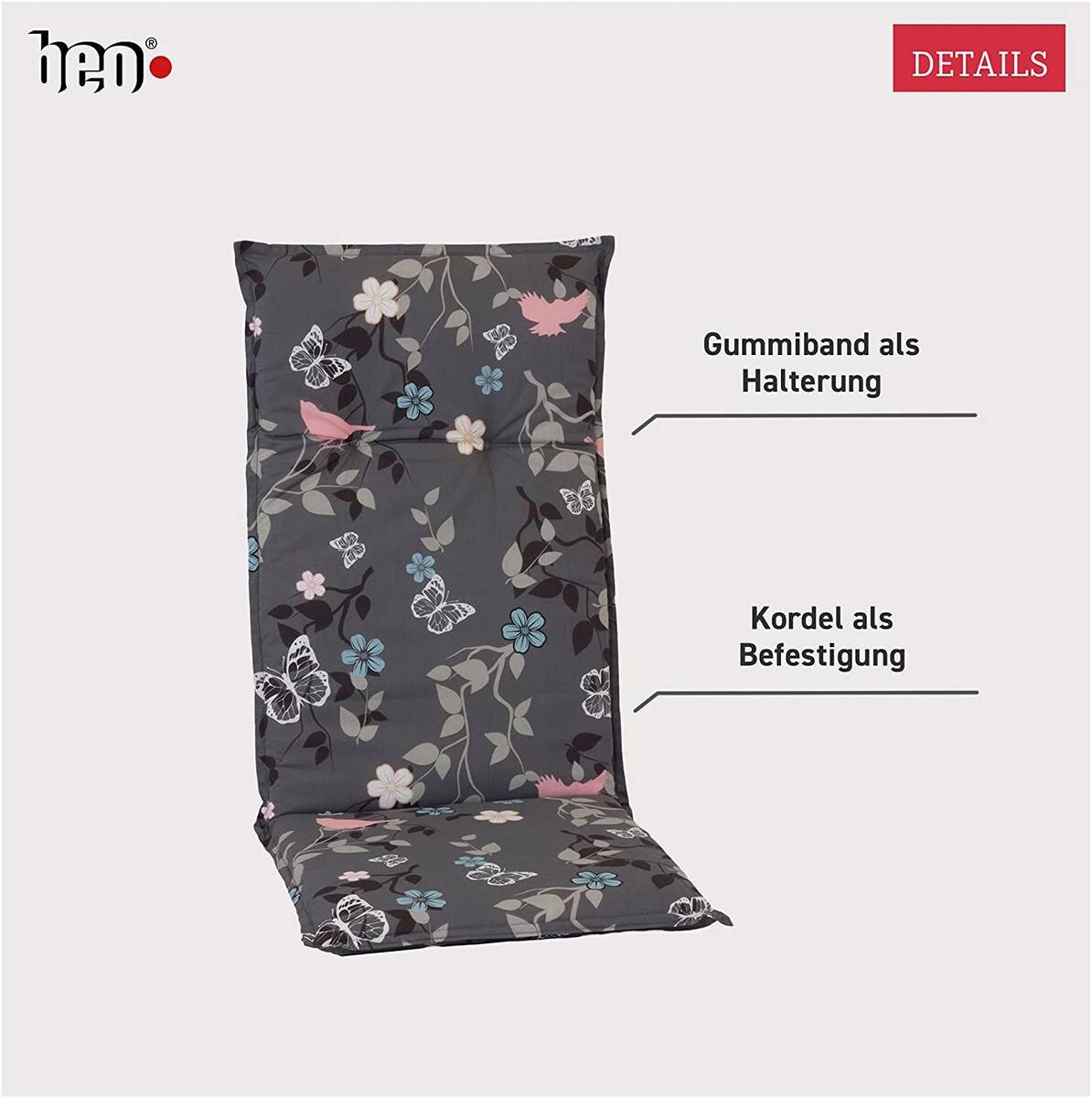 Beo Saumauflage für Hochlehner Bregenz multicolor Polyester-Mischgewebe B/H/L: ca. 50x6x118 cm 2er Set