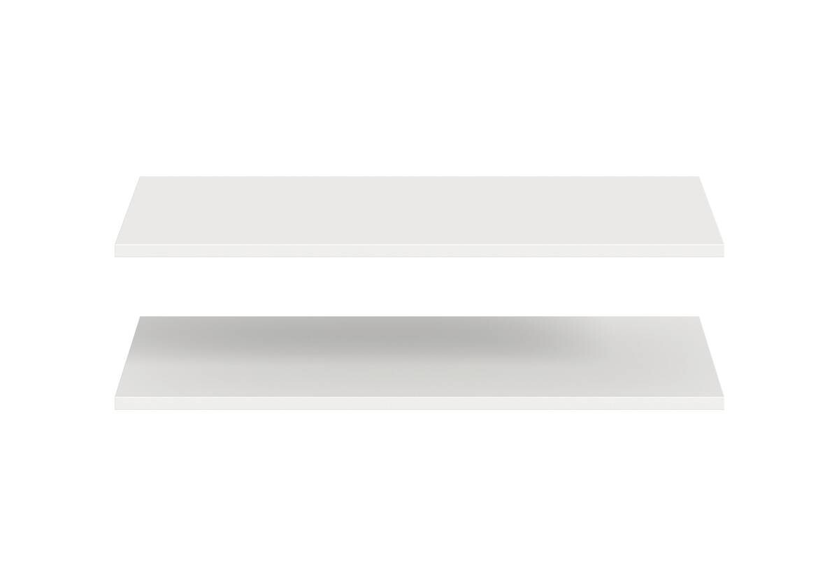 Einlegeböden-Set ZUBEHÖR 2er weiß B/H/T: ca. 77x2x48 cm