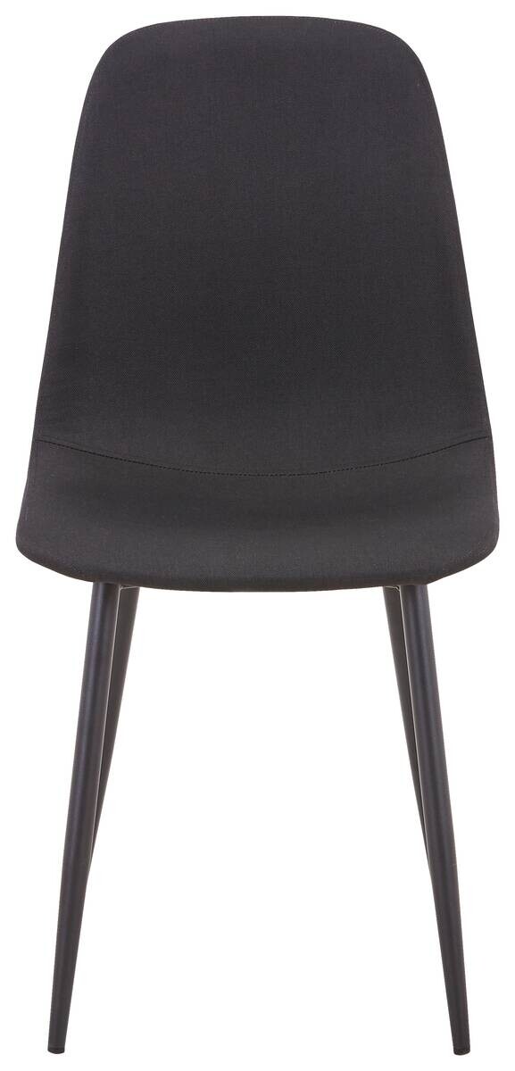 Stuhl Pia schwarz Microfaser B/H/T: ca. 44x87x41 cm