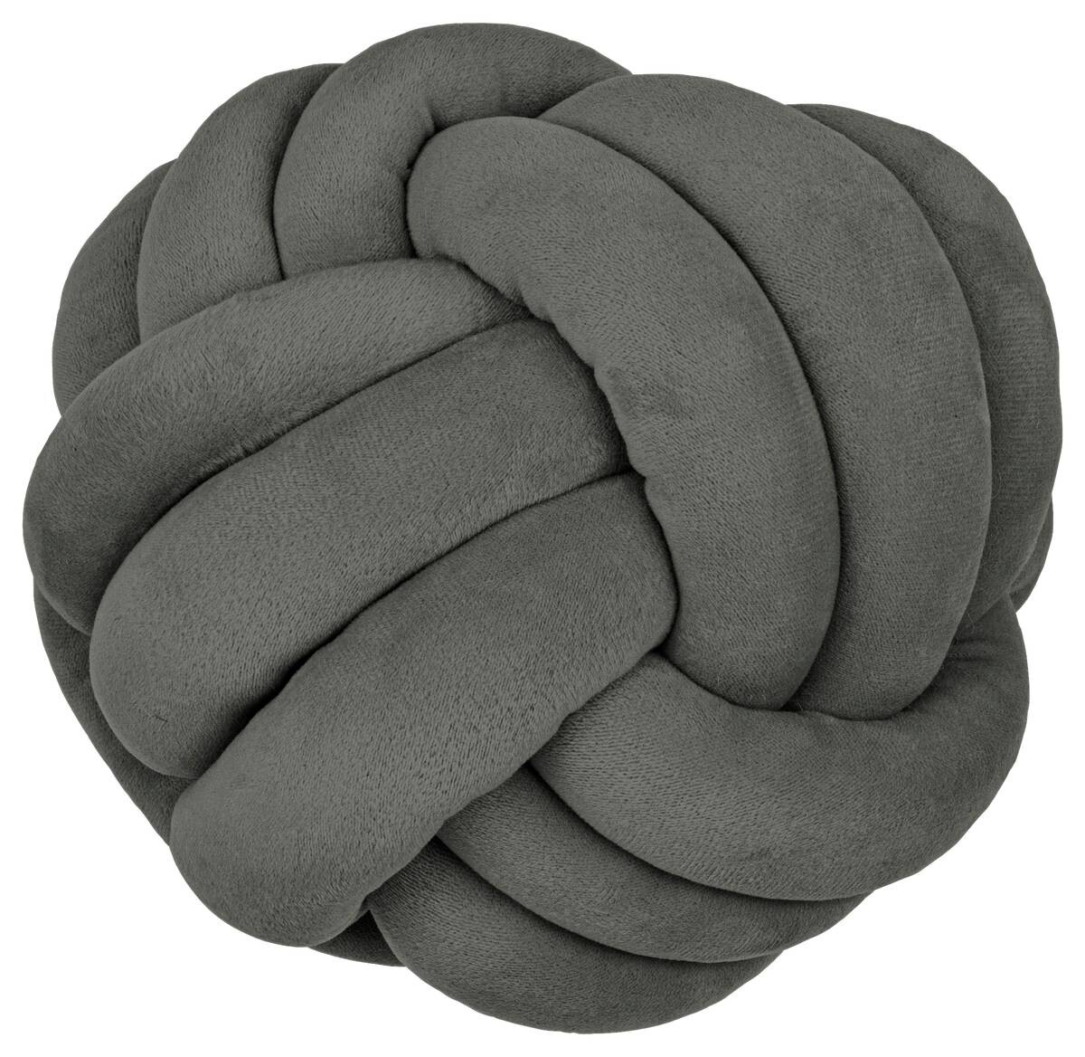 Dekokissen anthrazit 100% Polyester D: ca. 26 cm