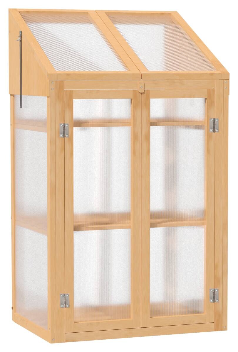 Outsunny Gewächshaus B/H/L: ca. 50x120x70 cm braun