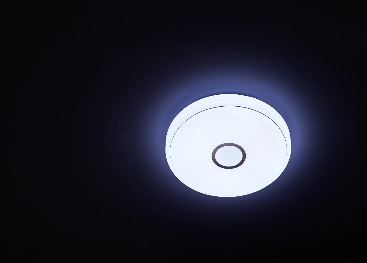 POCOline Deckenleuchte Joyce weiß Chrom Kunststoff D: ca. 40 cm