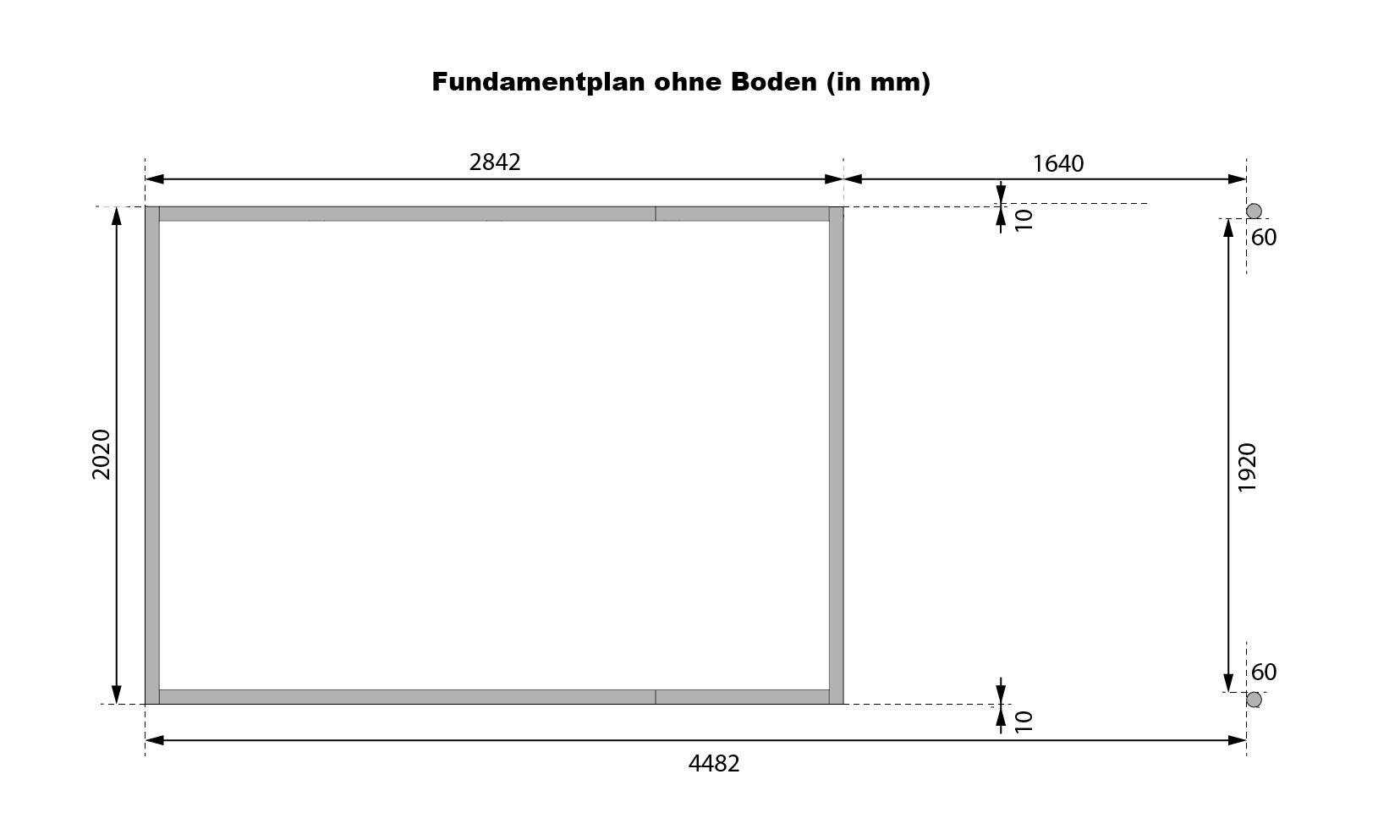 Karibu Gartenhaus Indra3 anthrazit B/H/T: ca. 289x213x206 cm