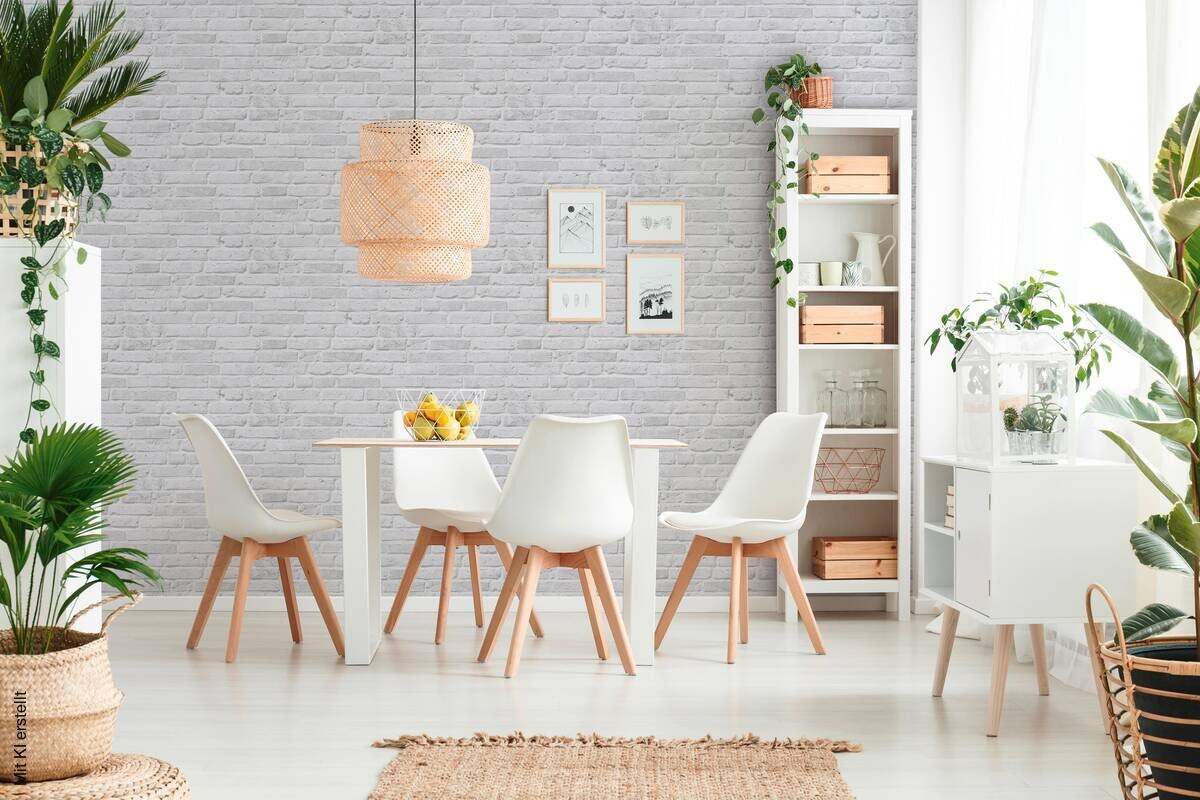 A.S.Creation Vliestapete Best of Wood`n Stone 2nd Edition Steine grau B/L: ca. 53x1005 cm