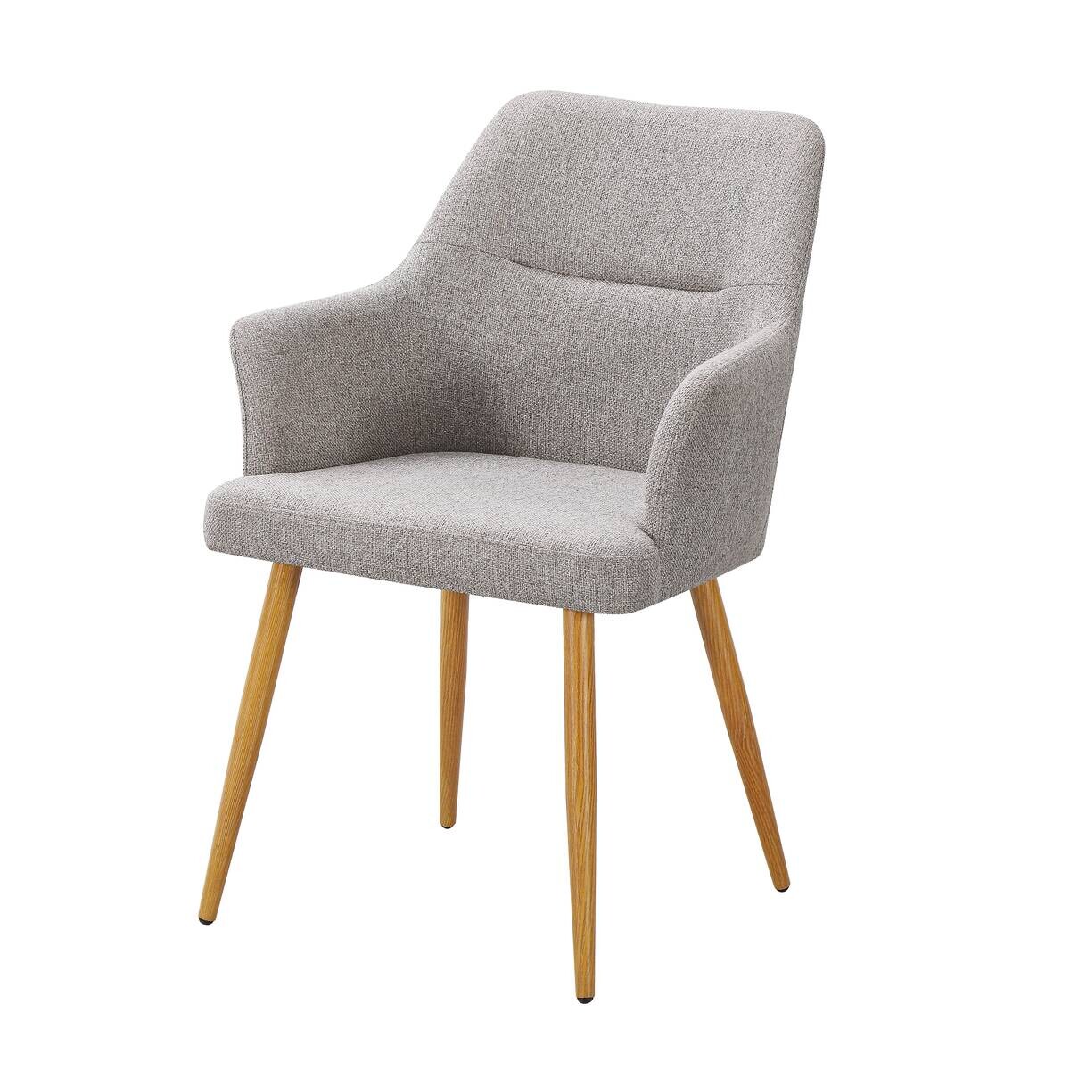 Armlehnstuhl Inga beige Webstoff B/H/T: ca. 57x86x63,5 cm