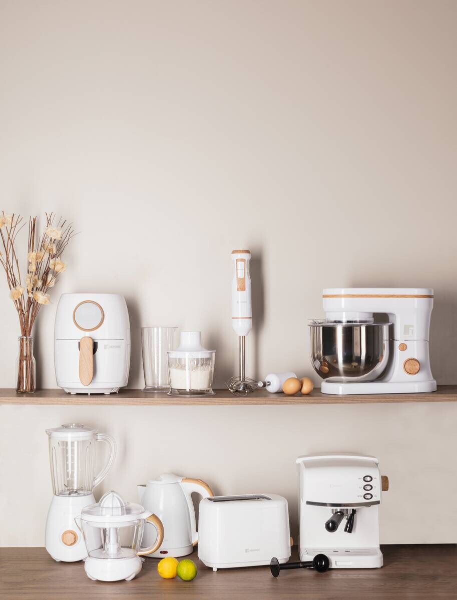 BERGNER Standmixer silber weiß