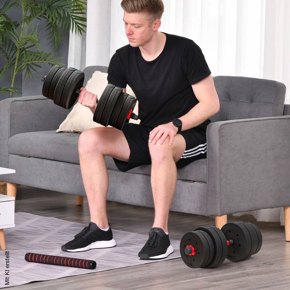 HOMCOM Hantelnset