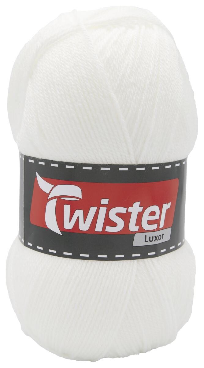 Twister Handstrickgarn Luxor weiß L: ca. 52500 cm