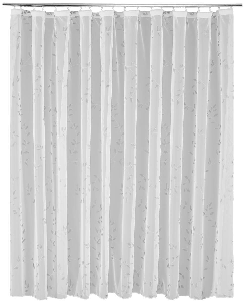 POCOline Fertigstore Laura weiß B/L: ca. 145x300 cm