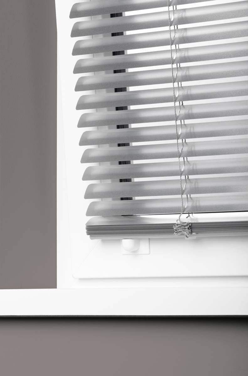 Alu-Jalousie Edelstahloptik B/L: ca. 80x175 cm