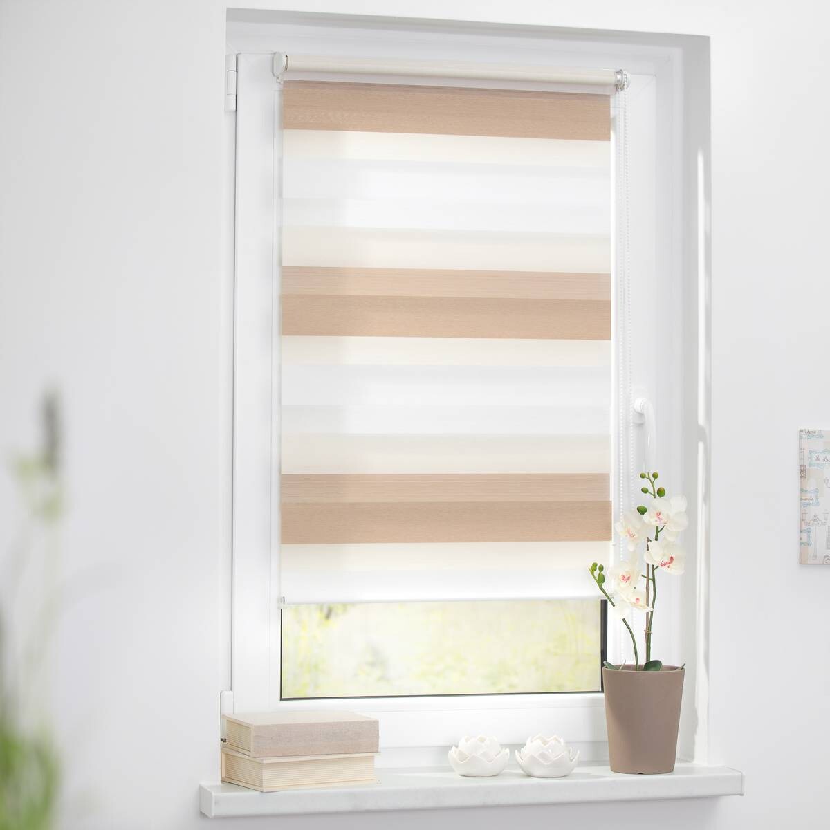 LICHTBLICK Doppelrollo Duo creme B/L: ca. 80x200 cm