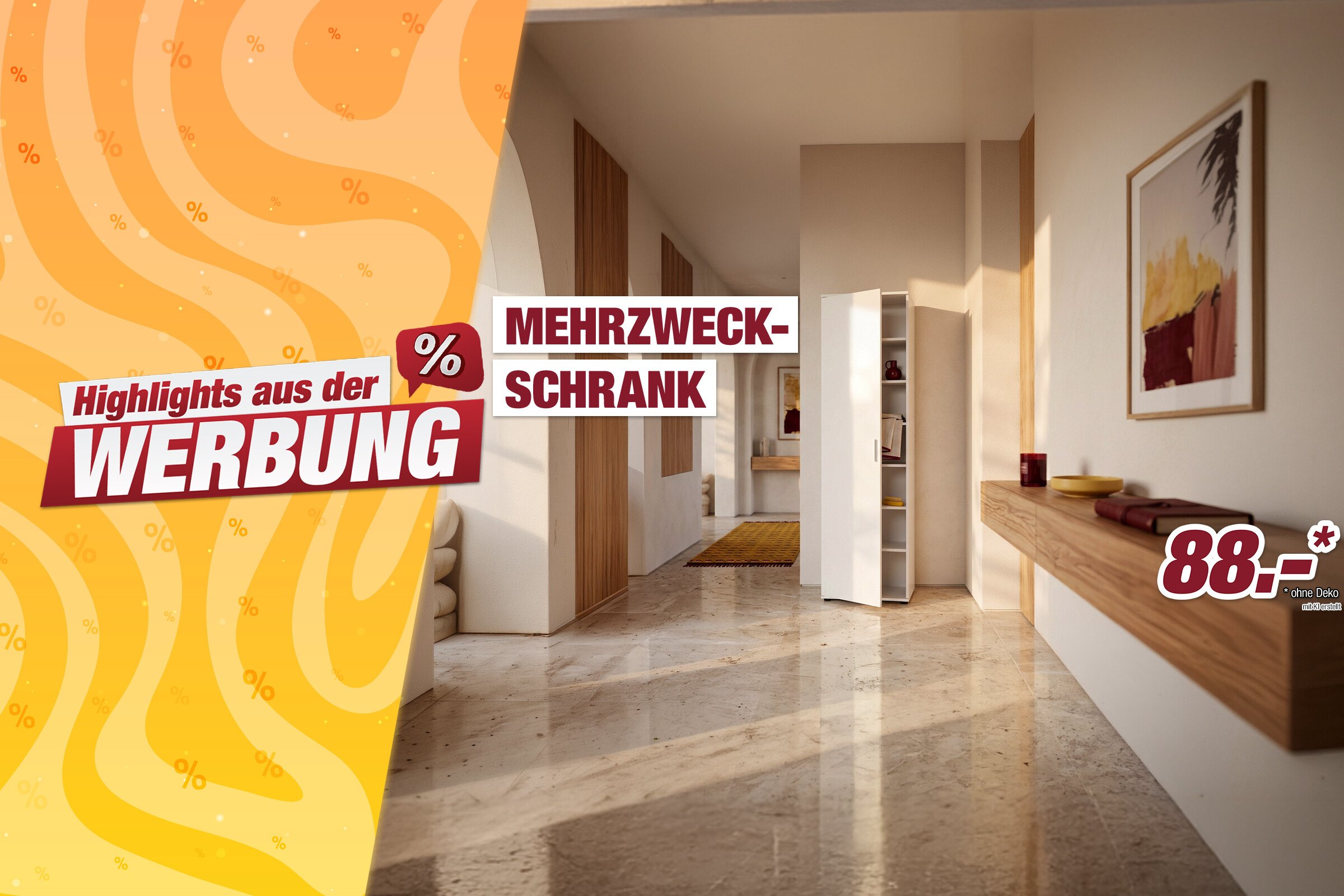 Unsere Werbe Highlights - Mehrzweckschrank Kreta