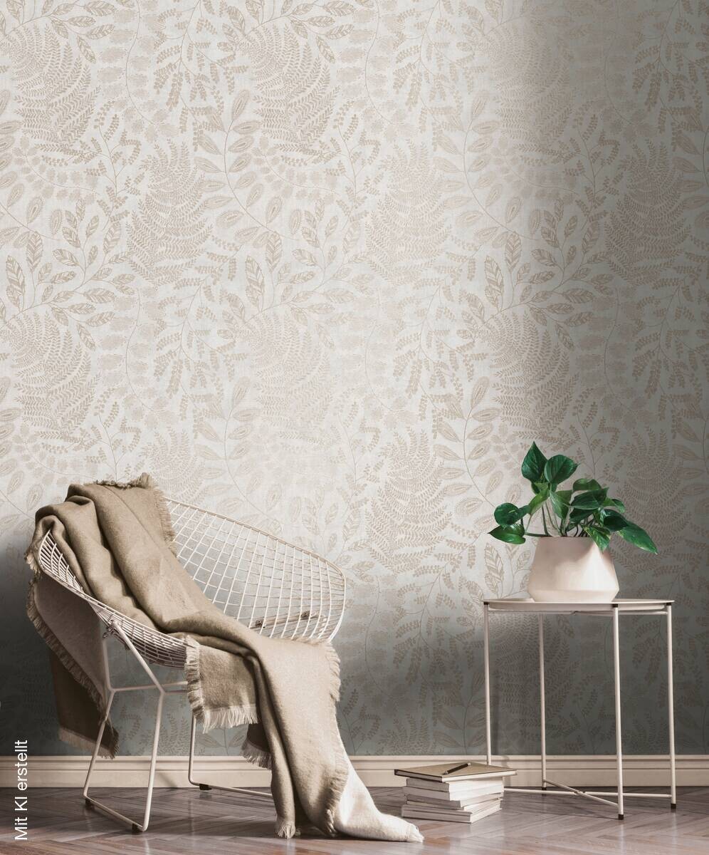 A.S.Creation Vliestapete creme gold beige B/H/D: ca. 53x1005x8,3 cm