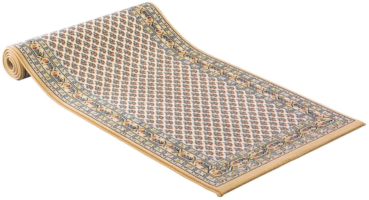Webteppich Kashmar beige B/L: ca. 80x250 cm