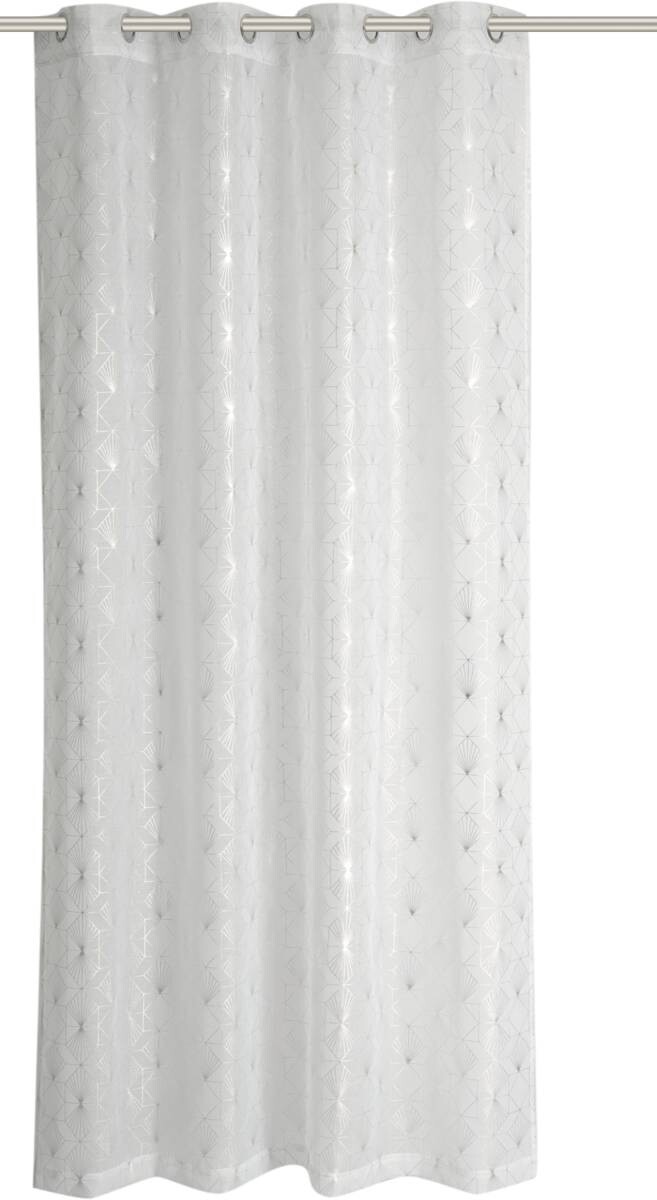 POCOline Ösenvorhang Diana weiß B/L: ca. 140x245 cm