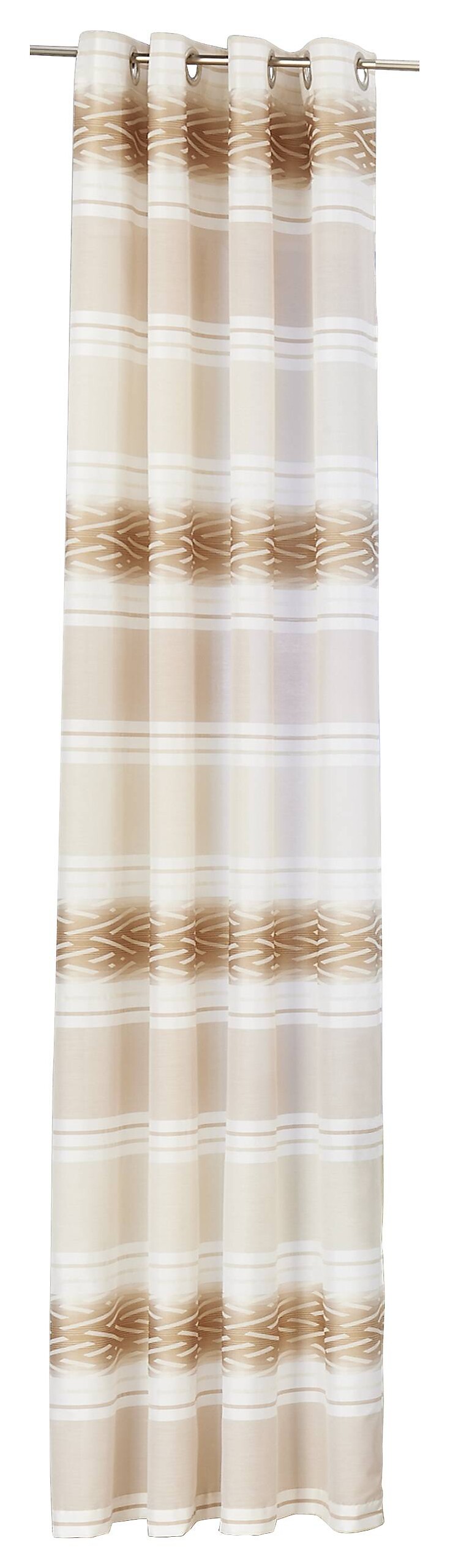 POCOline Ösenvorhang Sharon beige 100% Polyester B/L: ca. 140x245 cm