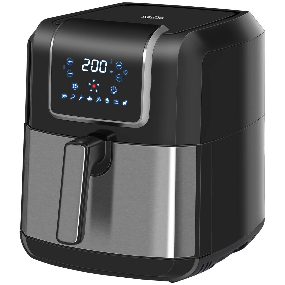 HOMCOM Heißluftfritteuse 800-120V90 schwarz Polypropylen B/H/L: ca. 29x36,5x33,8 cm ca. 6,5 l