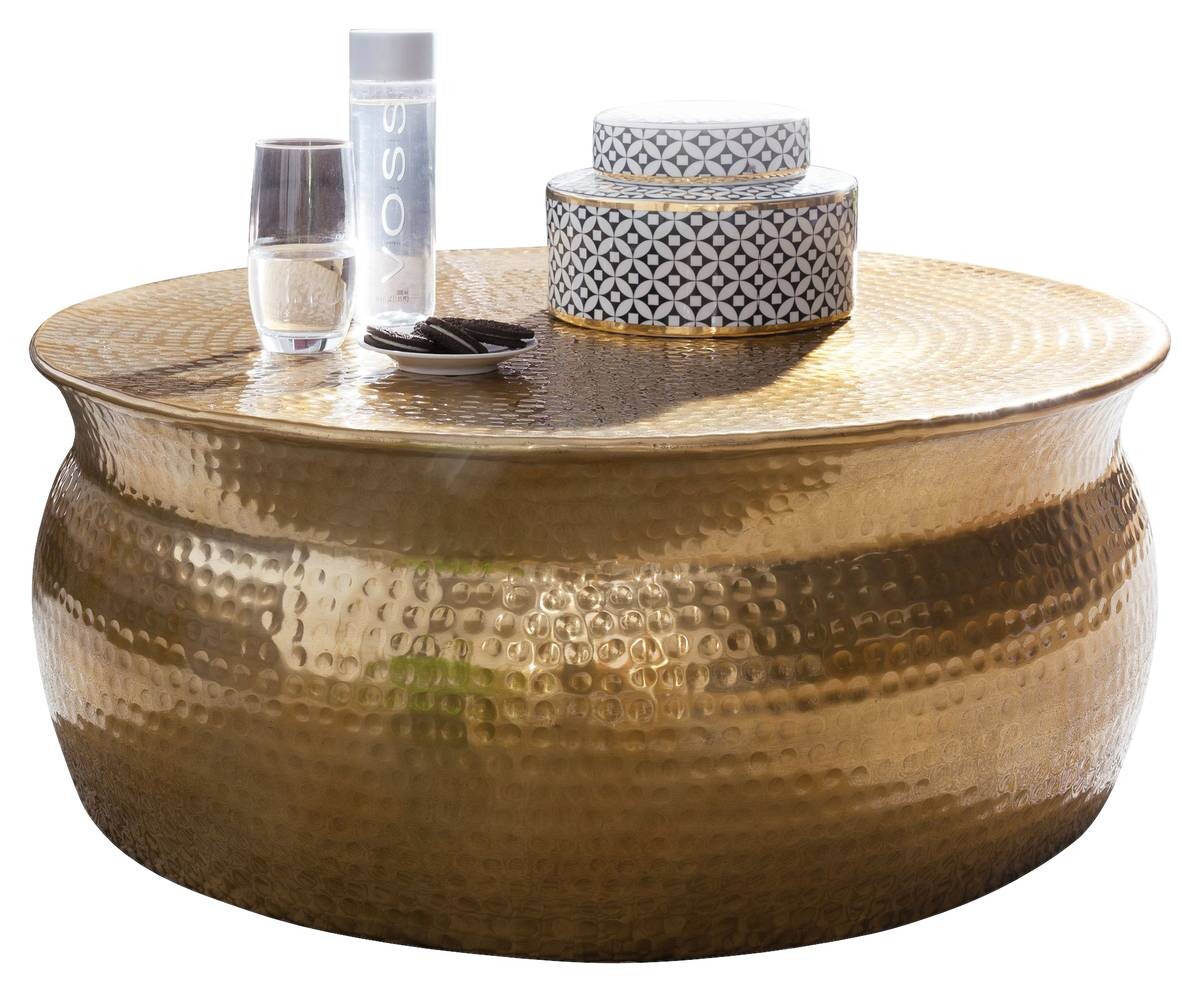 Wohnling Couchtisch gold B/H/T: ca. 0x31x0 cm