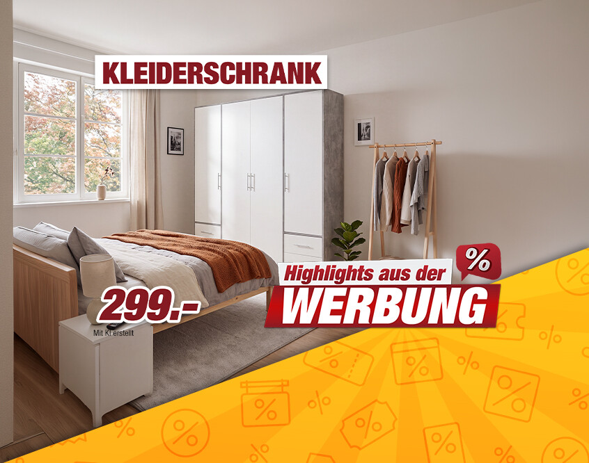 Unsere Werbe Highlights - -2 Kleiderschrank