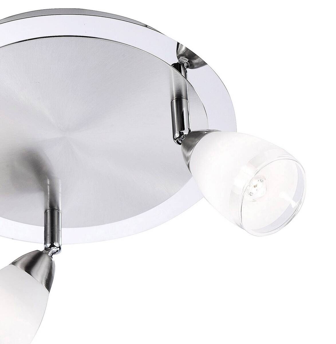 Just Light LED-Deckenleuchte Vino weiß Stahl B/H/L: ca. 24x16x24 cm G9 3 Brennstellen