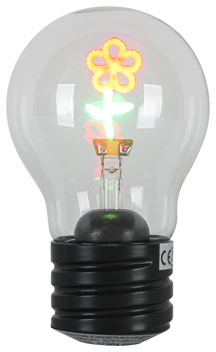 Nolo Akku-LED-Dekoleuchte Blume H/D: ca. 12x7 cm