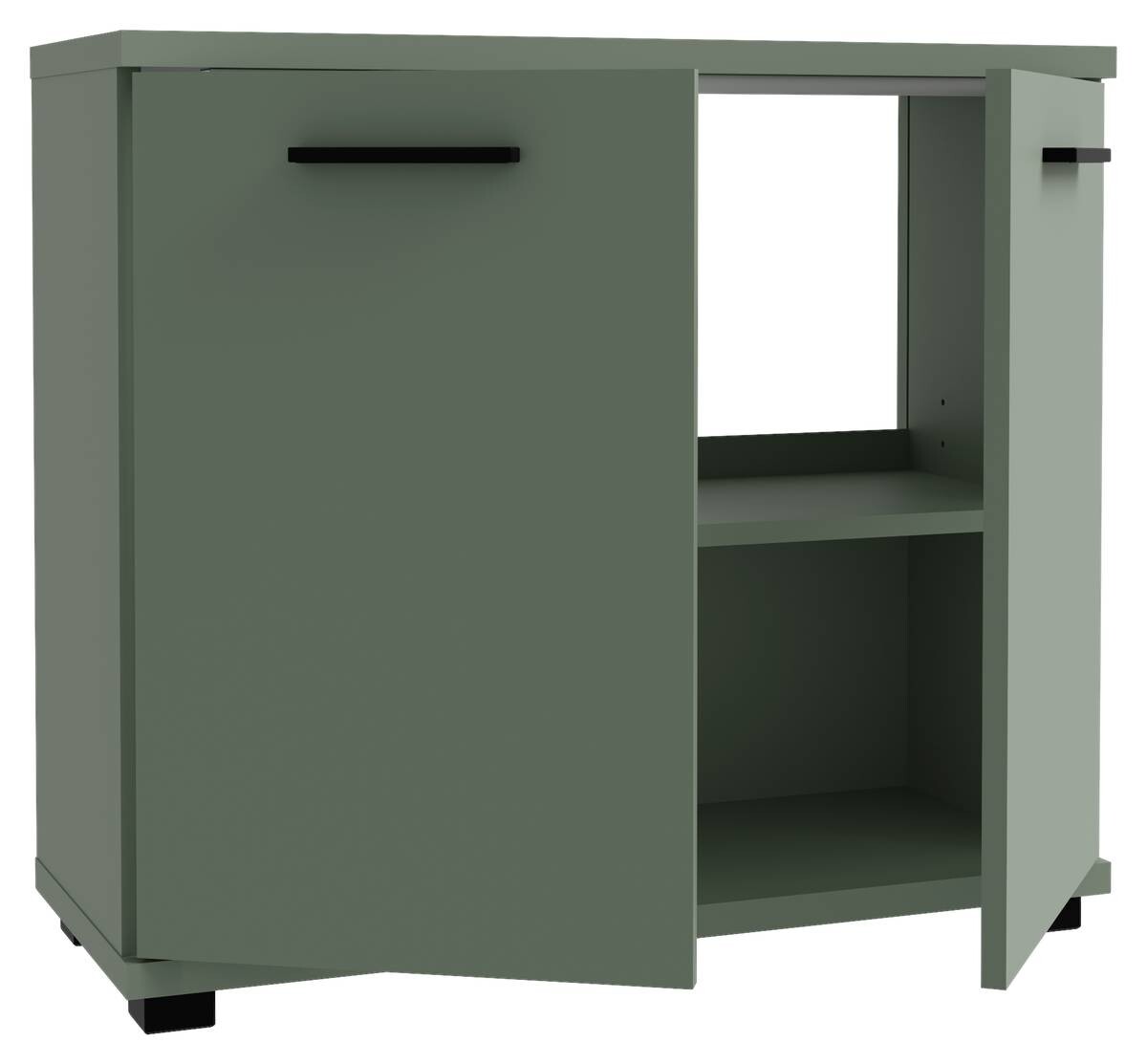 Waschbeckenunterschrank salbei B/H/T: ca. 70x62x29 cm