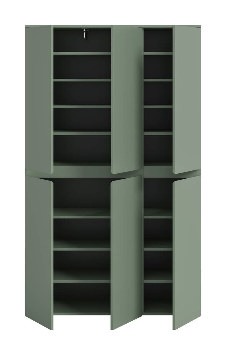 Schrank SCARPA grün B/H/T: ca. 105x175x37 cm