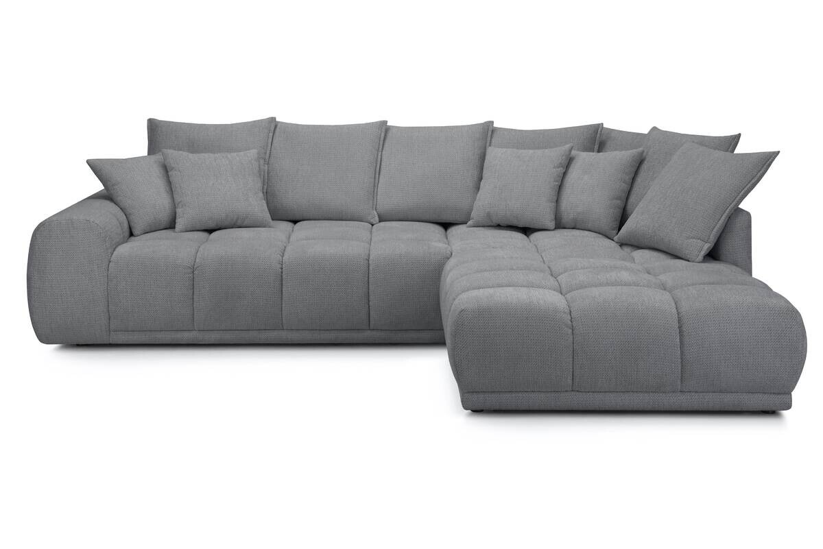 Ecksofa stone Microfaser B/H/T: ca. 312x97x229 cm